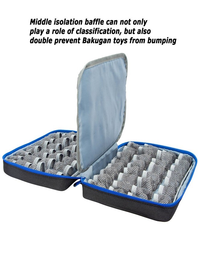 KISLANE Carrying Case Compatible with 64 Bakugan Figures, Case Compatible with Bakugan Accessories, Bag Only (Black) - Image 4